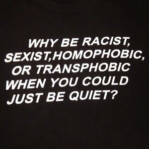Novelty Tee with Bold Message